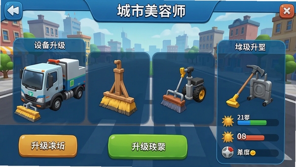 ��������ʦ�豸�������棬չʾ������೵���͹��ߣ�������ť��������ֵ�����ɼ�����������ʦ��Ϸ����