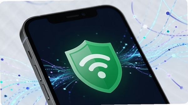 ����WiFi��������ȫ��⹦����д���ֻ���Ļ��ʾ��ɫ��ȫ������WiFi�ź�ͼ�꣬�����ǳ��������������
