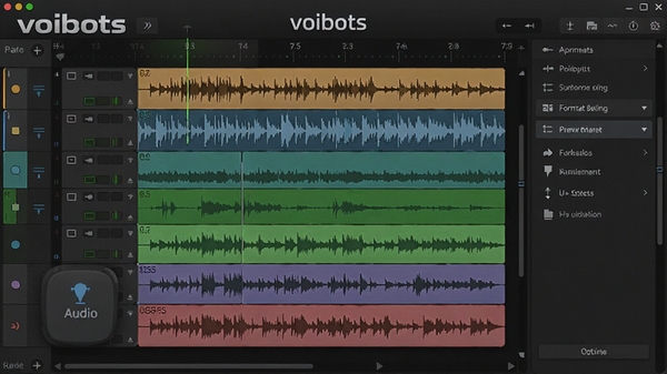 voibots��Ƶ�༭���棬��ʾ�����������ʽת��ѡ�ͻ����������