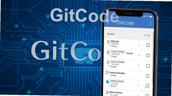 GitCode�ƶ��˴���ֿ��������չʾ���ֻ���Ļ����ʾ�����ļ��б����ύ��¼����ɫ�Ƽ��б�������������GitCode��Ŀ��ʾ