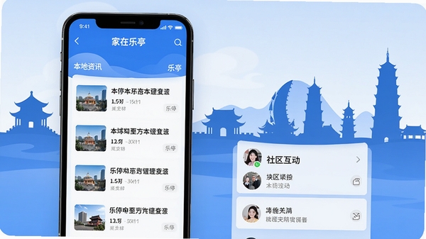 ������ͤAPP����չʾ���ֻ���Ļ��ʾ������Ѷ�б�������������飬��ɫ��ɫ��������ִ������ͤ�ر꽨����Ӱ��Ϊ����Ԫ��