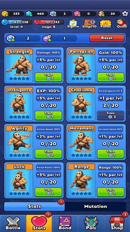 Idle Slayer��ͷ�������޽����ʯ���ͼ