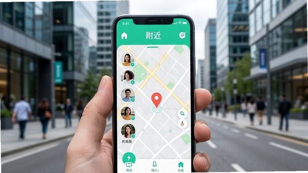 ���ؼ�����APP������չʾ���ֻ���Ļ����ʾ�����û�ͷ���б����ͼ��λ��ǣ�������ɫ�������죬ͻ��ͬ���罻��Χ������Ϊ�ִ����н־���������дʵ�Ҹ���������Ϣ