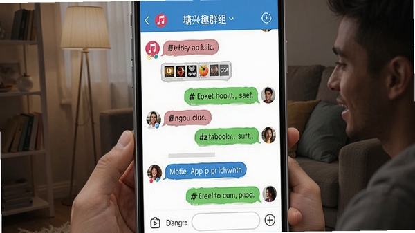 ����App��ȤȺ��������棬����Ⱥ�ĳ�������Ļ��ʾ���֡���Ӱ�Ȼ����ǩ���û�������������
