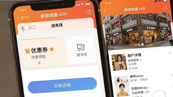 ������ȦAPP���������ͼ��չʾ�Ż�ȯ��ȡҳ����̻�����ҳ���ֻ���Ļ��д������չʾ��������