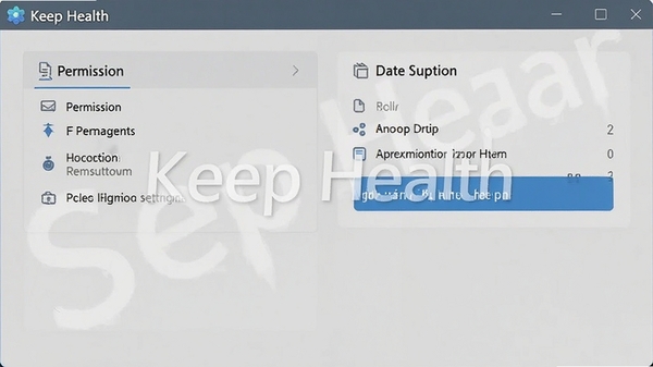 Keep Health ���ý����ͼ��չʾȨ�޹���������ͬ��ѡ�����������ˮӡ