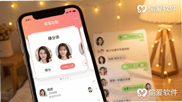 ͵��APP�罻����չʾ���ֻ���Ļ��ʾԵ��ƥ�俨Ƭ�������б�������Ϊ��ܰ��ůɫ����ͻ����ʵͷ�����Ķ���ǩ���������ִ���࣬��͵����������ˮӡ