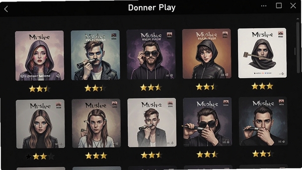 Donner Play����ѡ����棬չʾ��������ר��������Ѷ��Ǽ���ʶ��Donner Play�������Ƴ����ڽ��涥��