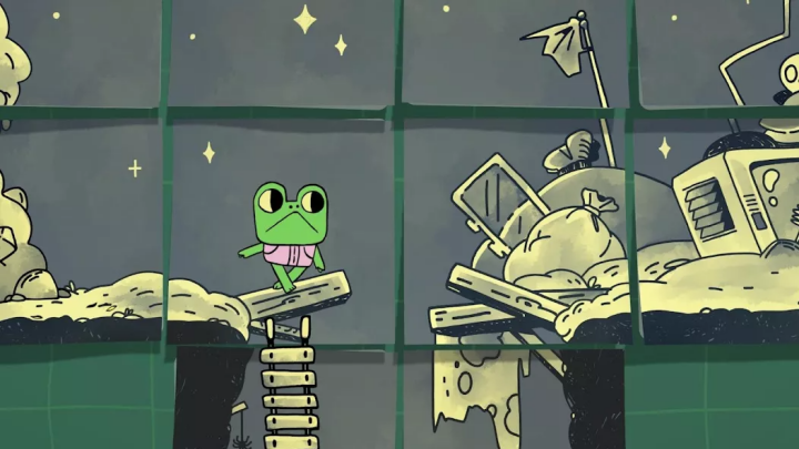 ������ͬ�н����ؿ���(Walk The Frog)��ͼ