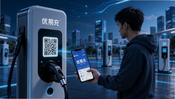 ���׳�APP����չʾ������Դ����ʹ���ֻ�ɨ����׮��ά�룬����Ϊ���г��վ���Ƽ�����ɫ����ͻ�����׳�Ʒ�Ʊ�ʶ