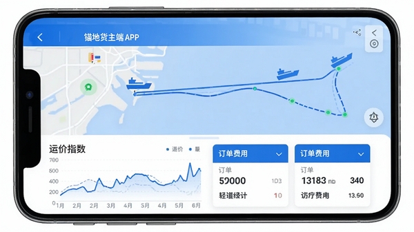 ê�ػ�����APP����׷�����˼�������棬�ֻ���Ļչʾ��ͼ�ϴ���ͼ��ʵʱλ�á����߹켣�ߣ��·���ʾ�˼�ָ������ͼ�붩�����û��ܿ�Ƭ��������ɫ������Ϊ����ͻ��ê�ػ�������������