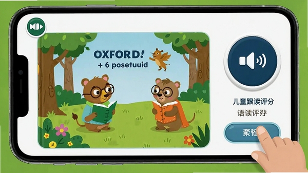 ţ����+��ͯӢ��ּ��Ķ�APP���棬��ͨ���չʾ���»汾ҳ���������������ֹ��ܣ�ɫ����������