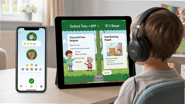 ţ����+APP���ֻ���ƽ���ϵ�ʹ�ó���չʾ����ͯ�����������Ӣ����£���������չʾ����������ѧϰ����