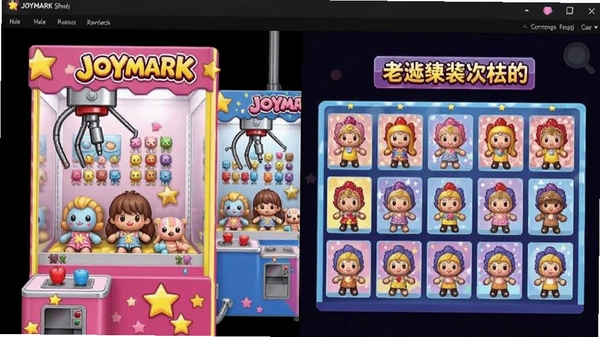 JOYMARK������չʾ�����������޻������ϡ�������ռ�ǽ�Ľ����ͼ��ɫ�ʷḻ������Ȥζ��