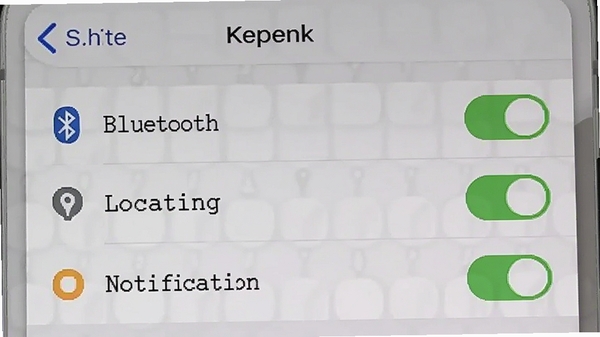 Kepenk Ӧ��Ȩ�����ý����ͼ��չʾ��������λ��֪ͨȨ�޿���״̬���ֻ���Ļ����