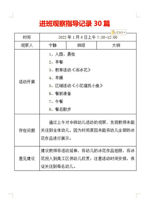 LearningStory԰���� �������Ĺ۲��¼ ԰����̨������ͼ
