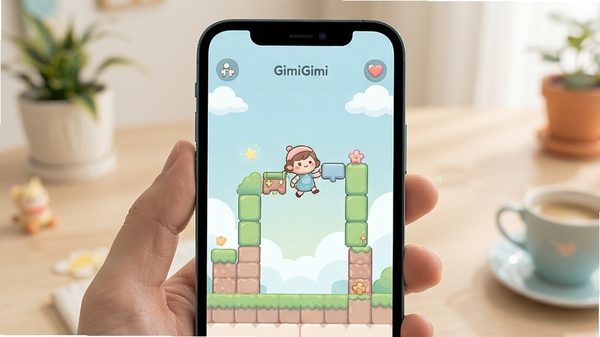 GimiGimi��Ϸ����չʾ�����¼�Լ����ֻ���Ļ�ϳ����������ػ��棬�����ɫ�����ɷ�Χ������ϸ��