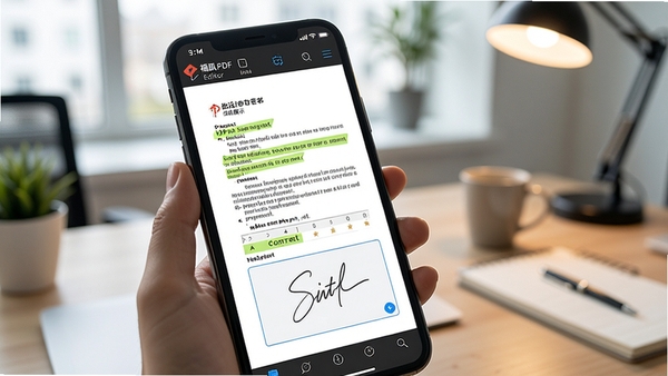���PDF�༭����ע��ǩ������չʾ���ֻ���Ļ��PDF��ͬ���и����������дǩ�����򣬰칫������Χ