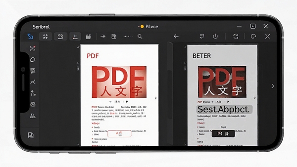 Ѹ��PDF�༭���ֻ���PDF���ֱ༭����չʾ����Ļ�ϳ����ĵ��޸�ǰ��Ա�Ч����������רҵ