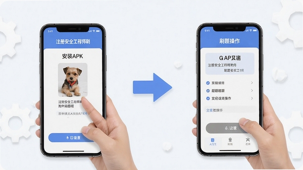 ע�ᰲȫ����ʦˢ�⹷ʹ�ý̳�ʾ��ͼ��չʾ�ֻ���װAPK�ļ���ˢ��������裬����������