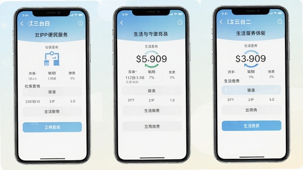 i��̨APP�������ҳ���ͼ��չʾ�籣��ѯ������ɷ���ڣ��ֻ���������������Ϊǳɫ���䣬ͻ��ʵ�ù�����Ӧ�õ�ʹ�ó���