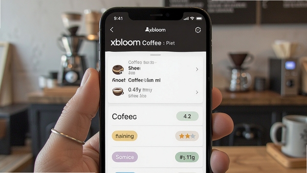 xbloom coffee������ζ������¼ҳ�棬չʾ���ȶ���Ϣ�����ֱ�ǩ���ֻ�����������