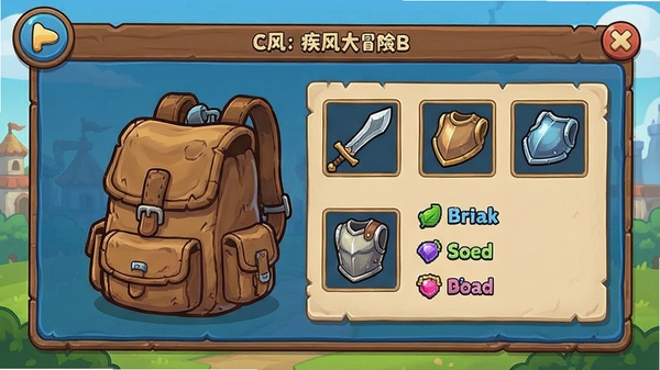 �����ð�ս�ɫװ���������棬չʾ�������״������ԣ���ͨ��ϷUI���