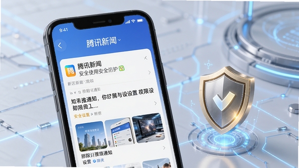 ��Ѷ�����ƶ���ʹ�ó������ֻ���Ļչʾ��������֪ͨ��Ȩ�����ý��棬�Ա��ж���ͼ�������ȫ����������Ϊ���Ƽ����ͻ������Ѷ���š���ȫʹ������