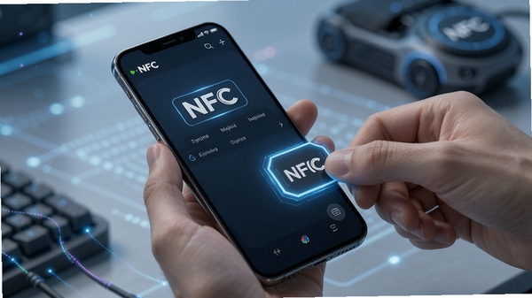 A-NFC��������չʾ�ֻ���ȡNFC��ǩ�ĿƼ��г���ͼ