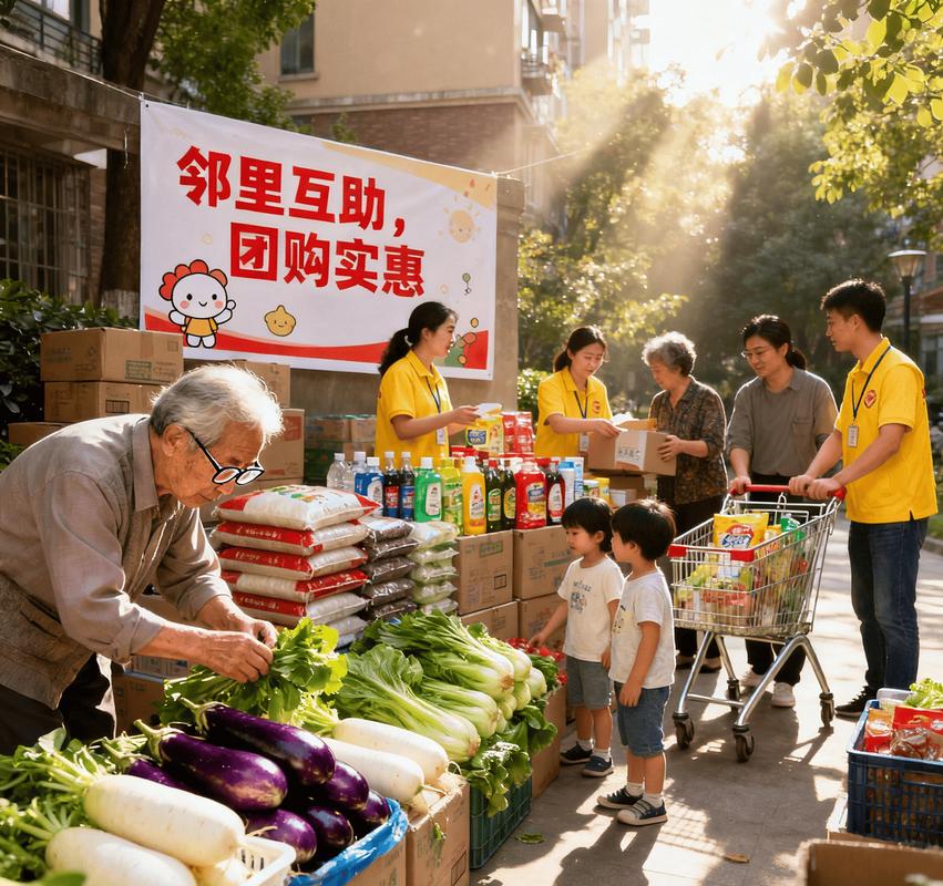邻里天鲜配-社区生鲜配送助手 社区自提点取菜场景