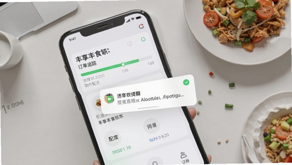 AI��ͼ��ʾ�ʣ�������ʳ��������׷�ٽ��棬����������չʾ��������״̬���ֻ�֪ͨ�������ѣ�����Ϊ�����������ʳԪ��