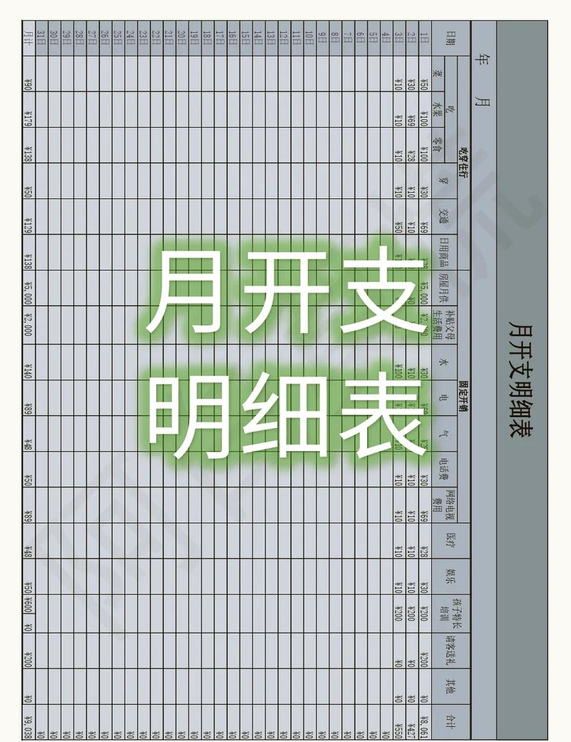 记帐好简单-随手记账小工具 月度消费报表页面 分类占比统计图