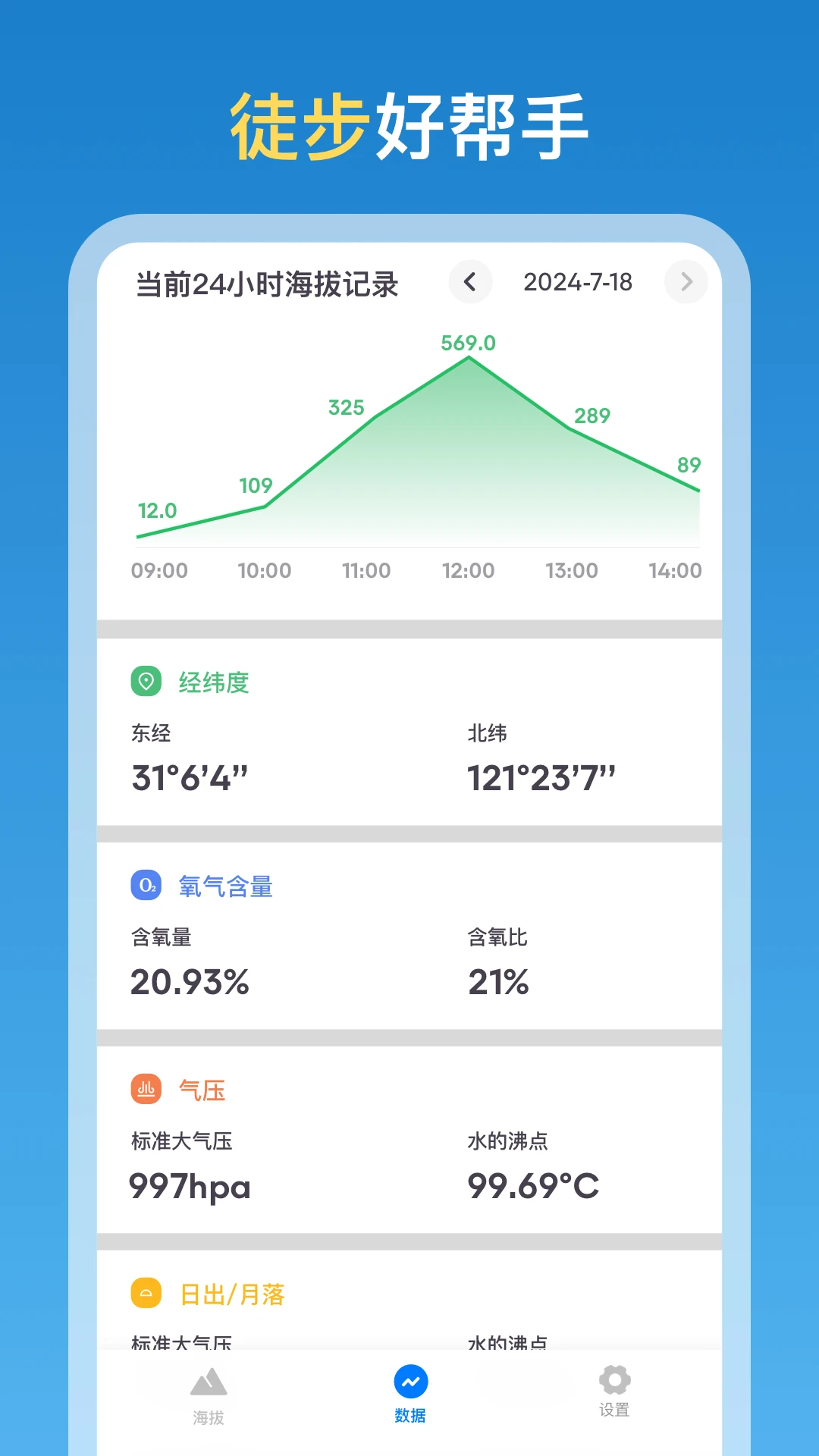 海拔测量仪-精准海拔实时测量工具截图