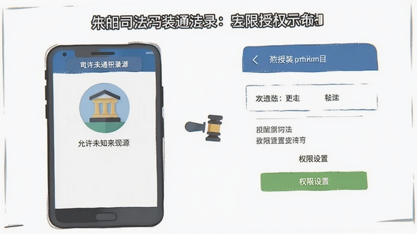˾��ͨѶ¼��׿�ֻ���װ��Ȩ����ʾ��ͼ��չʾ����δ֪��Դ��װ��Ȩ�����ò��裬��ƽ���̷̳����ͼ