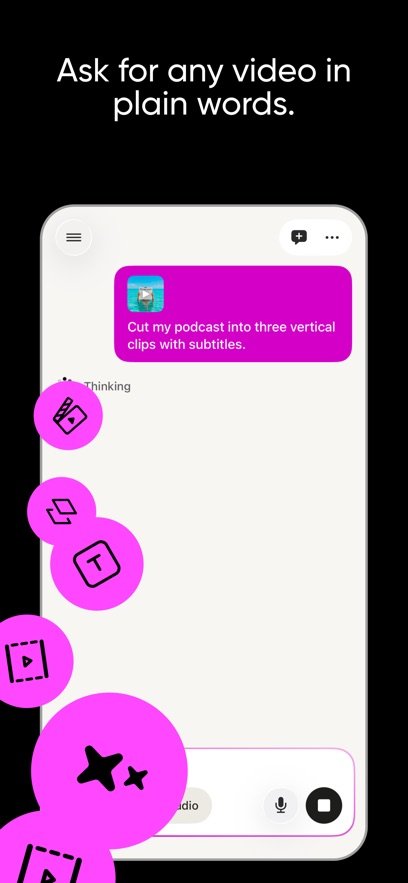 Picsart AI Video Agent软件截图