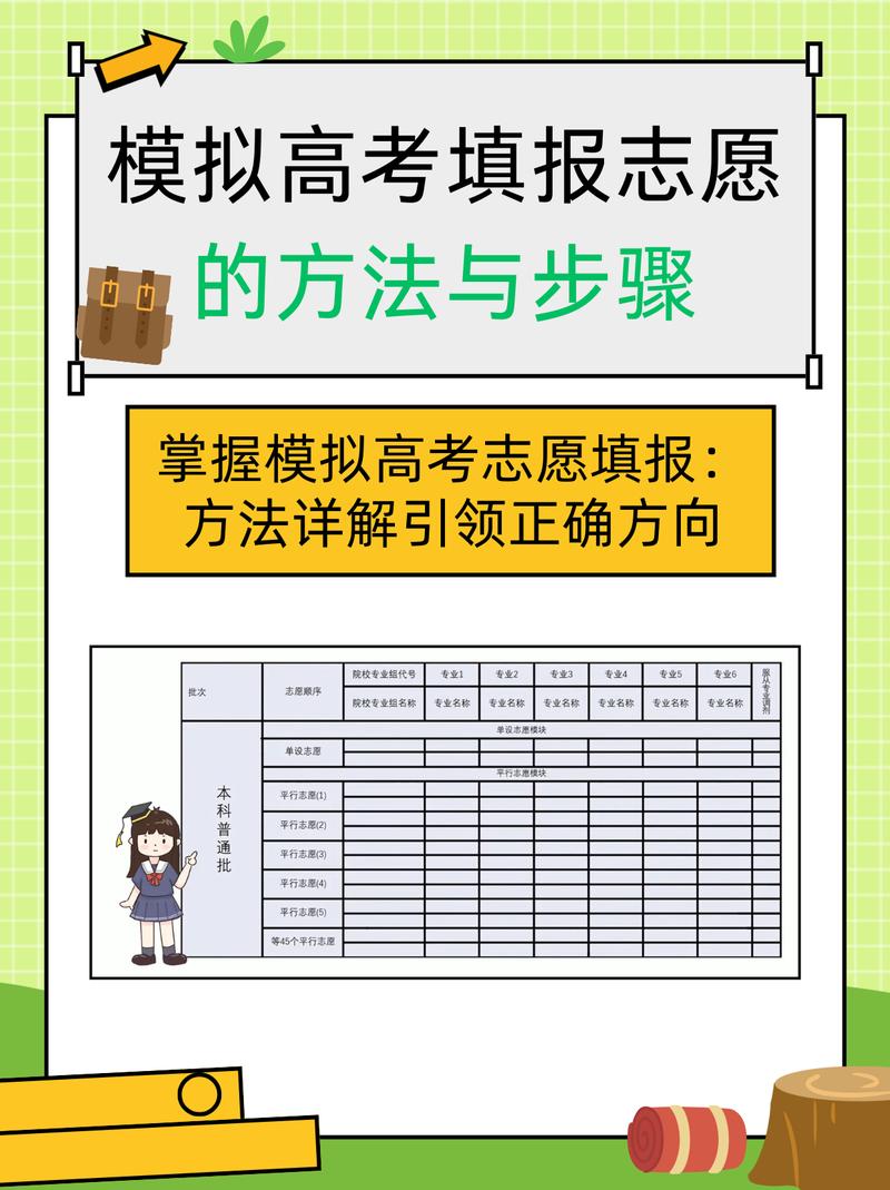 志愿填报助手一2027高考-智能填报助手 模拟填报流程和平行志愿投档演示图