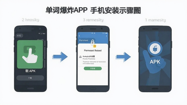 ���ʱ�ըAPP�ֻ���װ����ʾ��ͼ��չʾ������APK����ɰ�װ�����̣�����Ȩ�����ý��棬��ƽ����Ʒ��