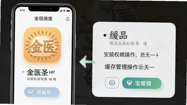 ��ҽʥapp�ƶ��˰�װȨ�������뻺���������ʾ��ͼ
