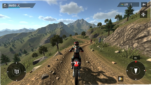 motoX��Ϸ��ɽ��ԽҰ����������ͼ��Ħ�г���ʻ�����ɽ·��