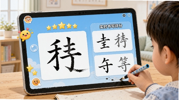 �ٶ�Ӳ���鷨��������ʵʱ��д���ֽ��棬����д�꺺�ֺ���Ļ��ʾ�������ֺͱʻ��Ա���ʾ�������й����Զ���Ч��