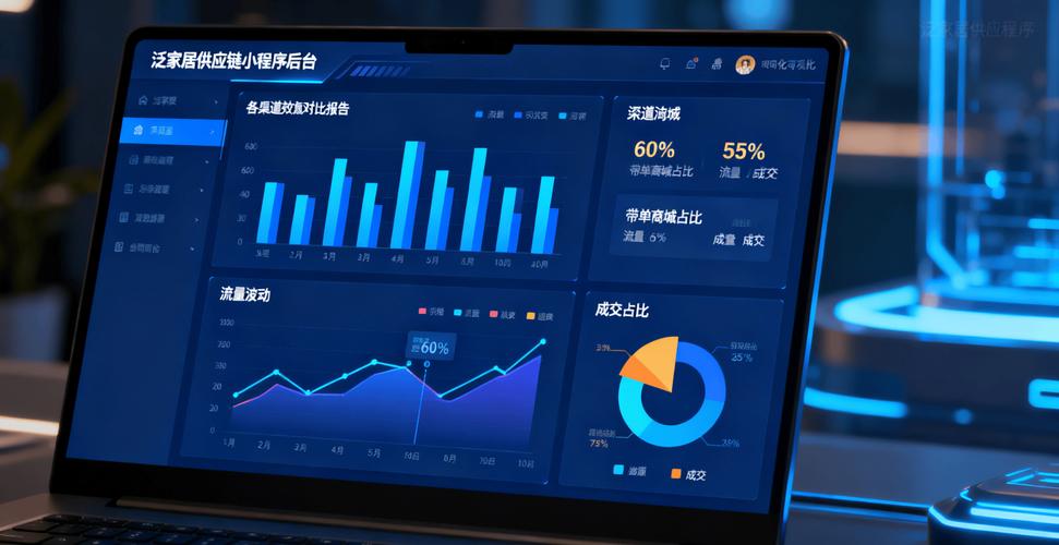 企获客-企业获客管理工具数据报表与转化分析界面展示