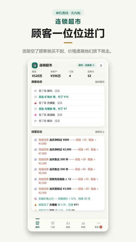 连锁超市折相思内置MOD菜单截图
