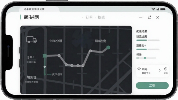��ƴ��APP��������׷��ҳ�棬�ֻ�������ʾ��������켣�����ͽ��ȣ���������������������