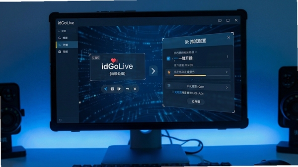 idGoLive��������չʾһ���������������ù��ܣ��ֻ���Ļ��ʾֱ����������ҳ�棬�Ƽ�����ɫ������