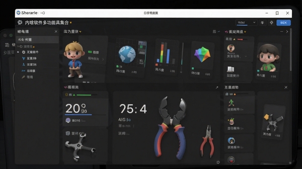 内啥软件多功能工具集合界面展示图