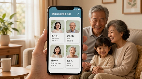 �¿��ټ�ͥ�����������棬�ֻ�չʾ��λ��ͥ��Ա������Ƭ����ů��ͥ��Χ