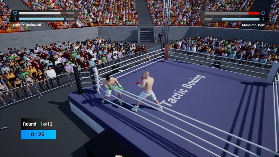 战术拳击移动版(Tactic Boxing Mobile)新手入门操作界面与实战对拼场景