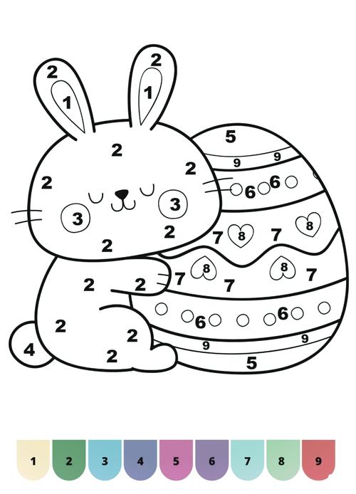 数字涂色绘本-趣味填色解压神器 完成后的填色成品展示