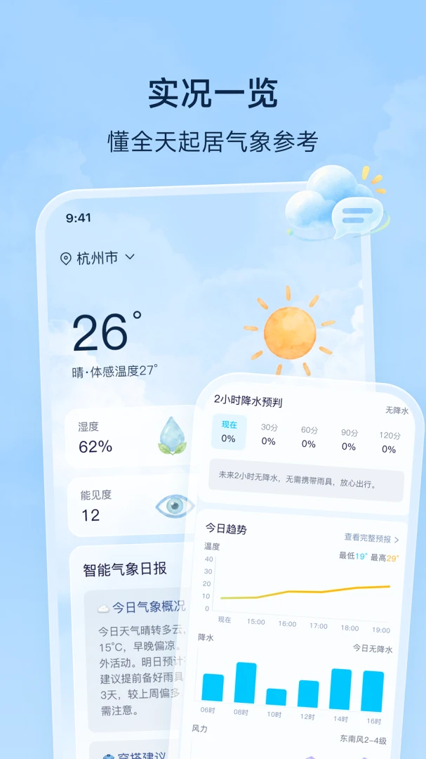 风候简查-实时天气查询助手截图