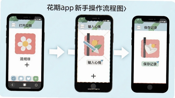 ����app���ֲ�������ͼ��չʾ�ֻ����沽�裺��Ӧ�á�����Ӻš��������顢�����¼�����Լ�ͷָ��������ƽ�����